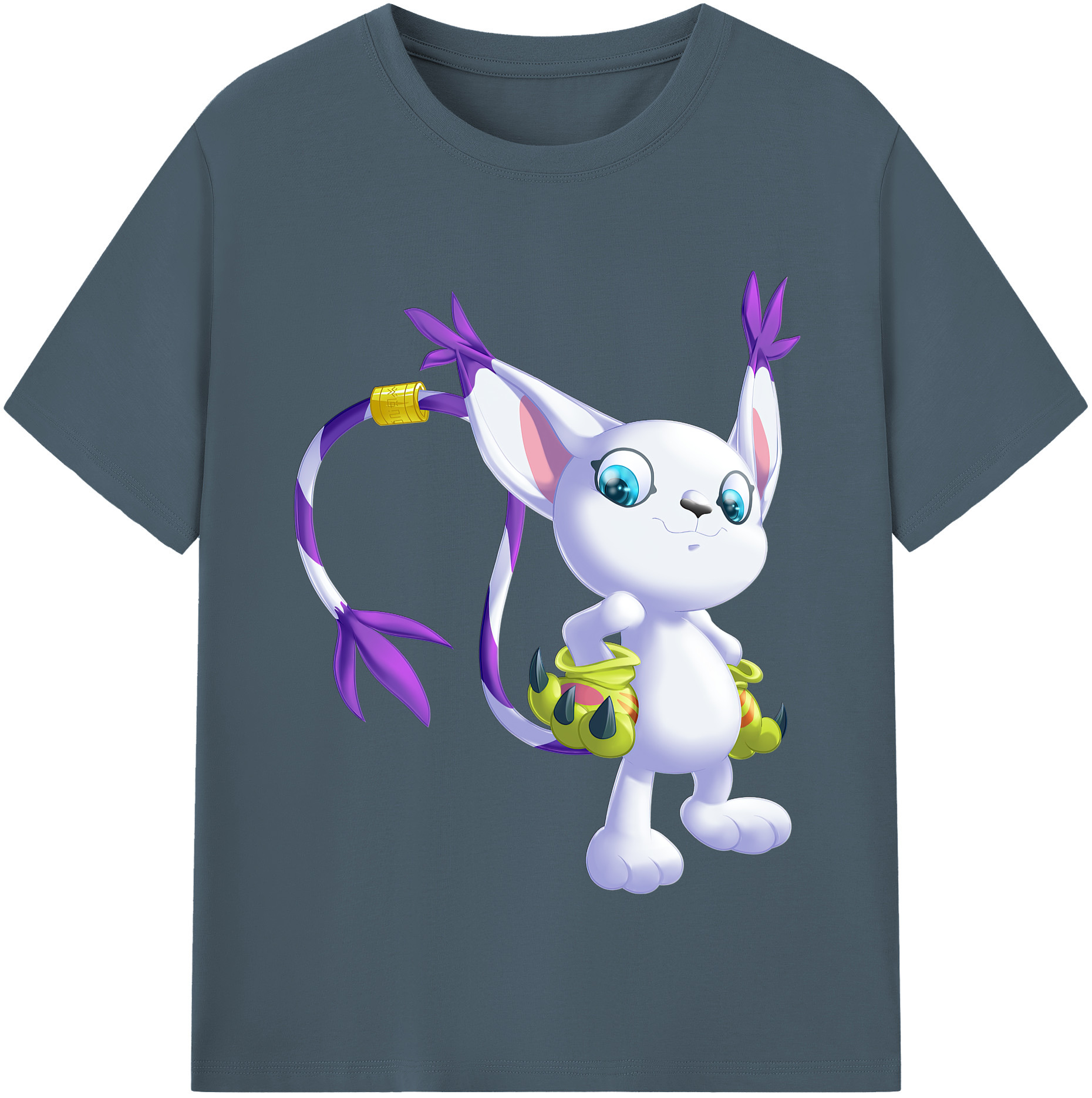 （画像用） Digimon デジタルモンスター/デジモン 綿100％半袖Tシャツ（フロントプリント）